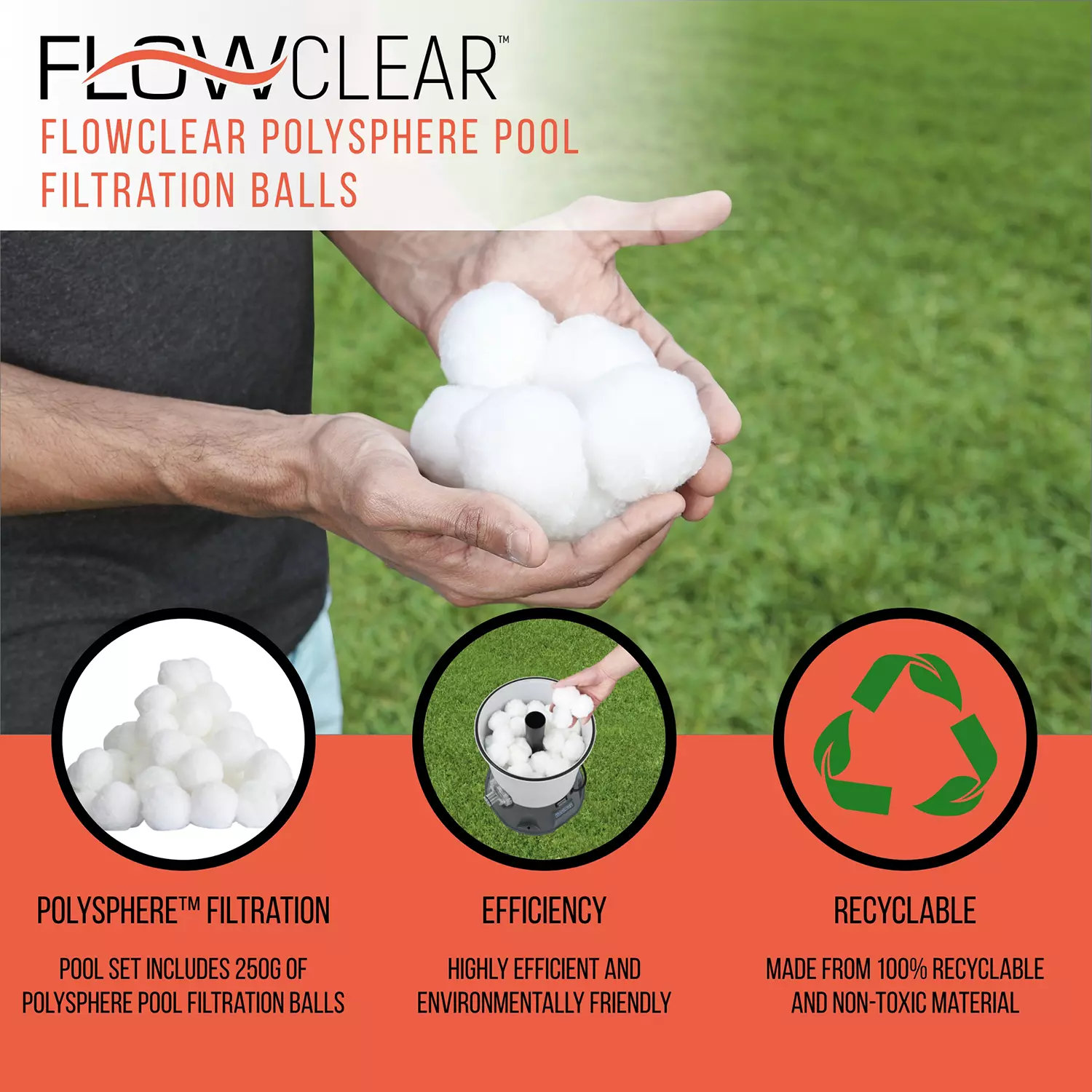 Bestway Power Steel Round Above Ground Pool Set, 18’ x 48”