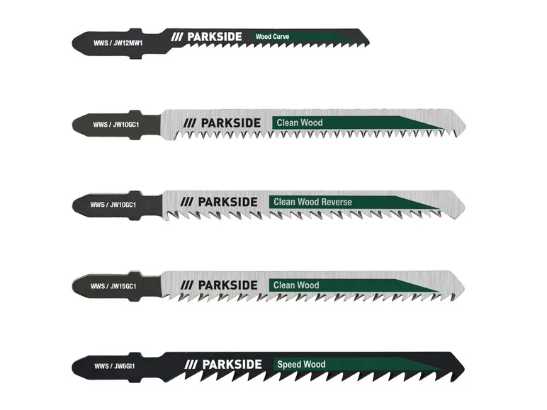 PARKSIDE Jeu de lames de scie sauteuse ou Jeu de lames de scie sabre