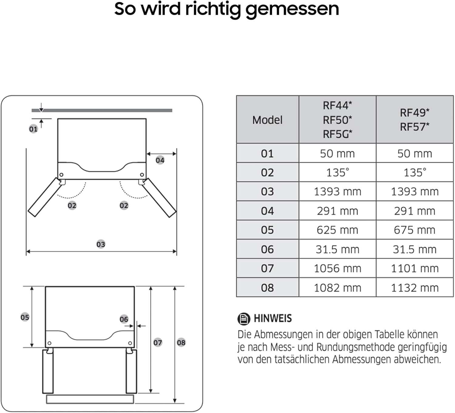 Samsung French Door RF50C530ES9