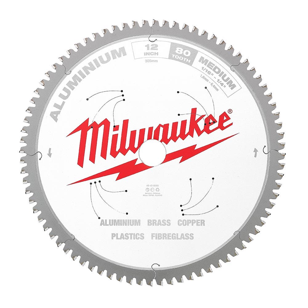 MILWAUKEE 305mm 80T TCT Blade Circular Saw for Alum  48408365