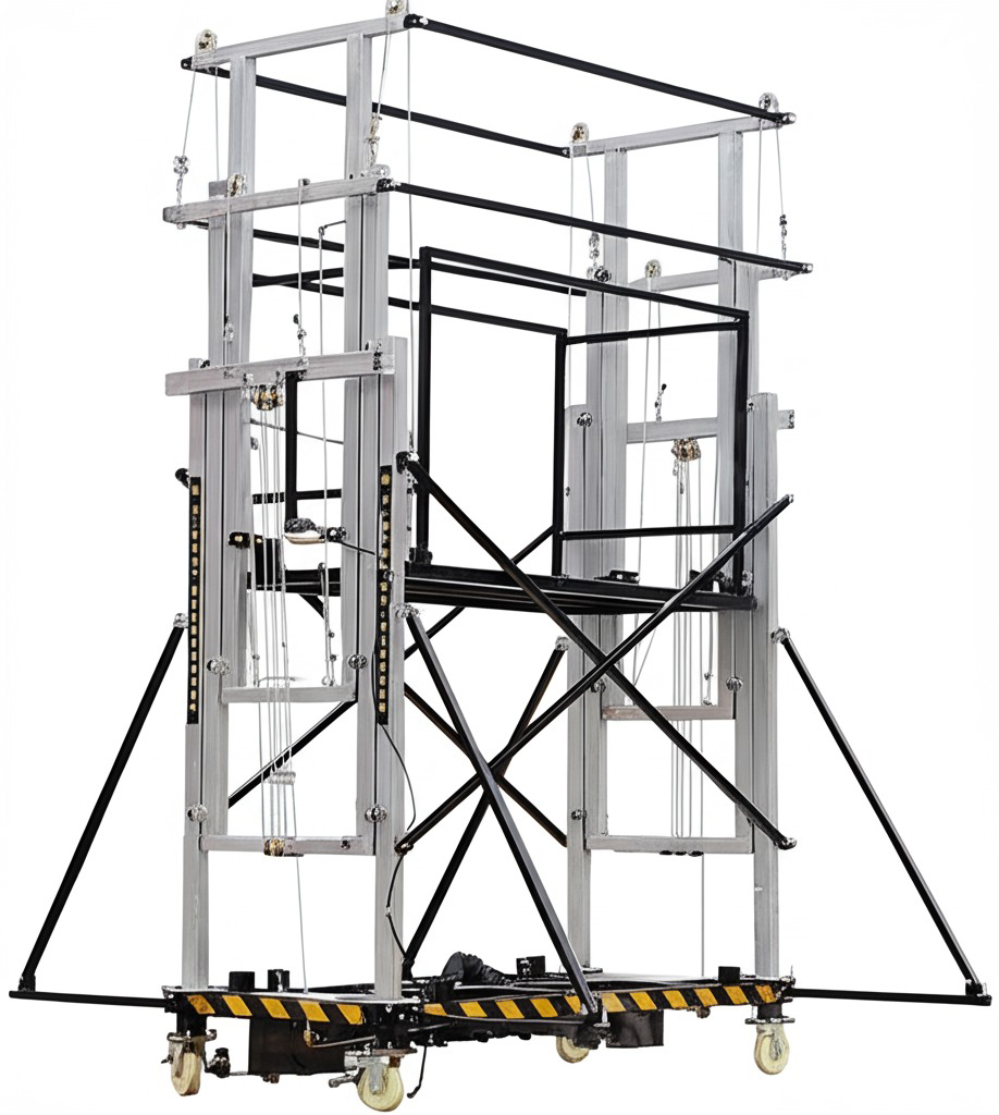 Electric Scaffolding Mobile Folding Electric Scaffolding Elevator Lifting Platform(Load 1000Kg)