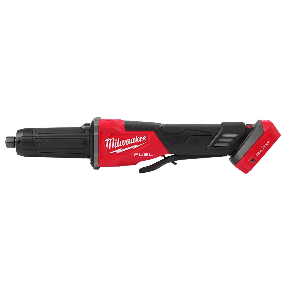MILWAUKEE 18V FUEL™ 1/4" Braking Die Grinder w/ Deadman Paddle Switch Skin M18FDGROVPDB0