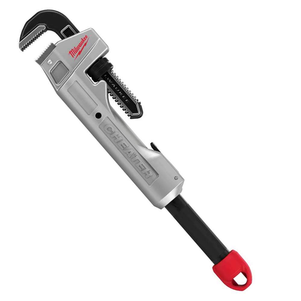 MILWAUKEE Cheater Aluminum Pipe Wrench 48227318