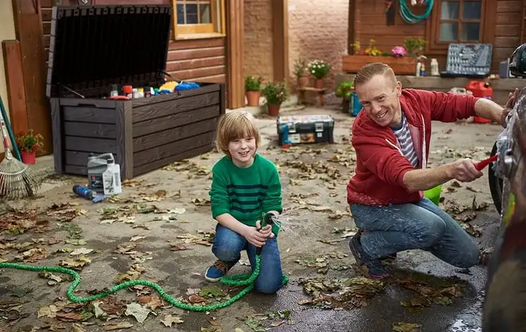 Clearance Sale Resin Large Deck Box — 150 Gallon