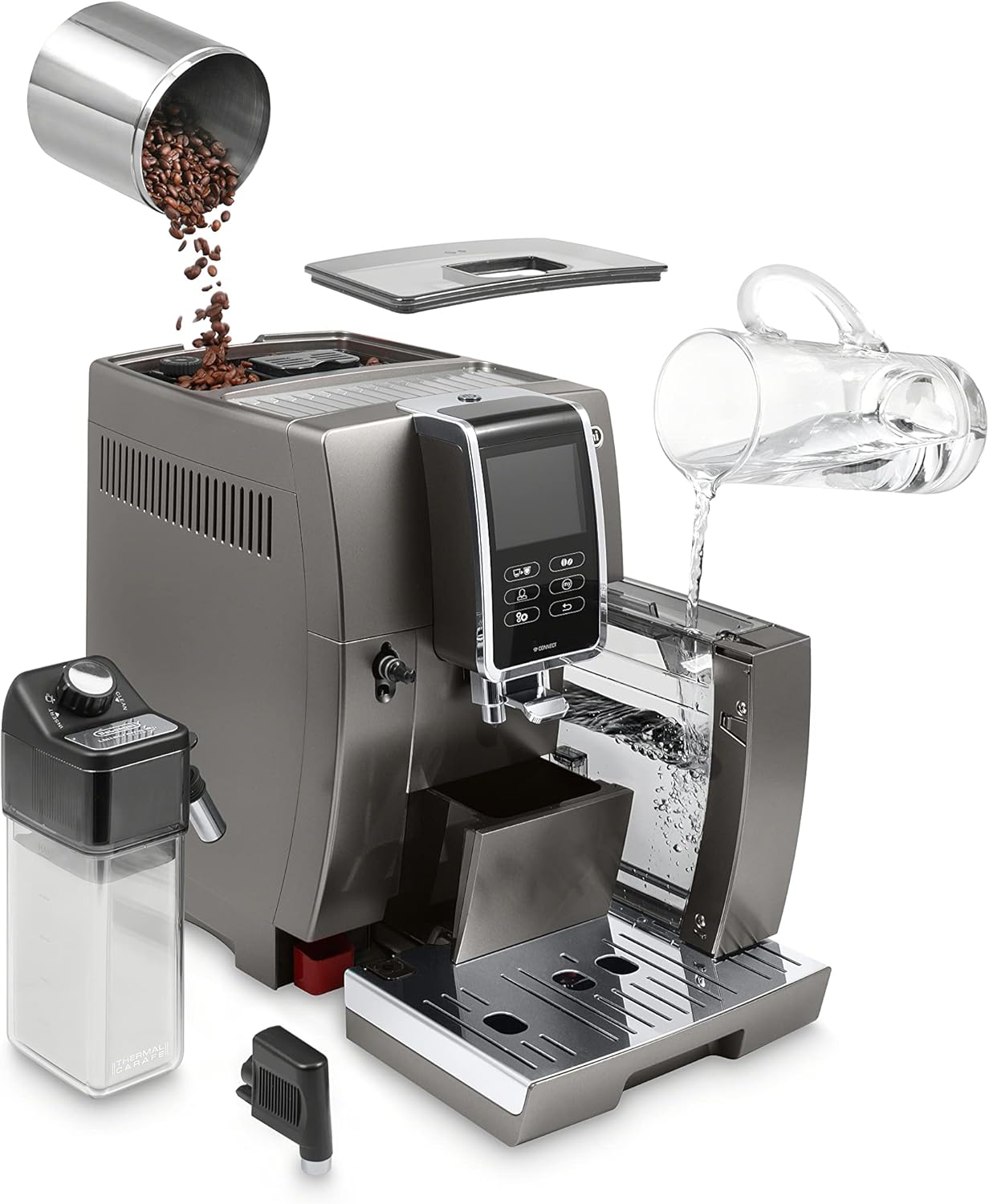 De'Longhi Dinamica Plus Connected Espresso & Coffee Machine