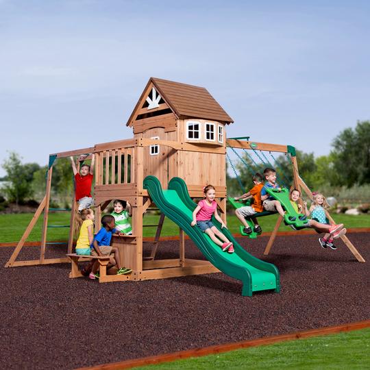 Montpelier Wooden Swing Set
