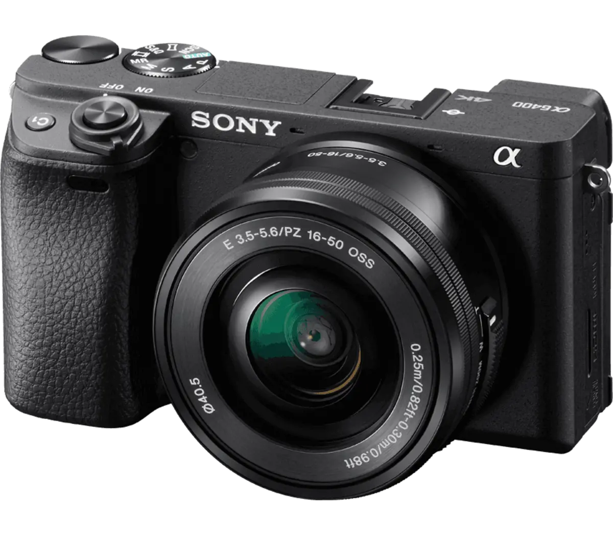 Alpha 6400 - APS-C Interchangeable Lens Camera & Lens Kit 24.2MP, 11FPS, 4K/30p