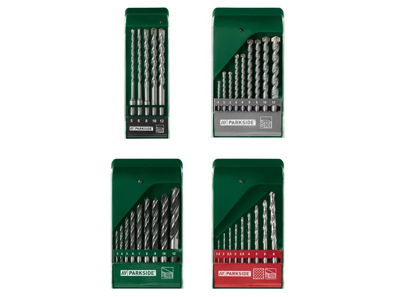 PARKSIDE Jeu de forets multifonctions HSS ou forets à pierre ou forets à bois ou forets SDS