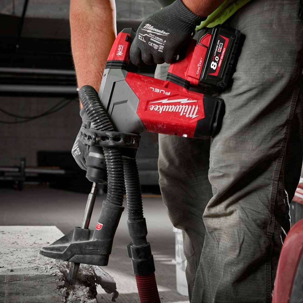 MILWAUKEE 18V Brushless 28mm SDS Plus Rotary Hammer Skin M18FHP-0