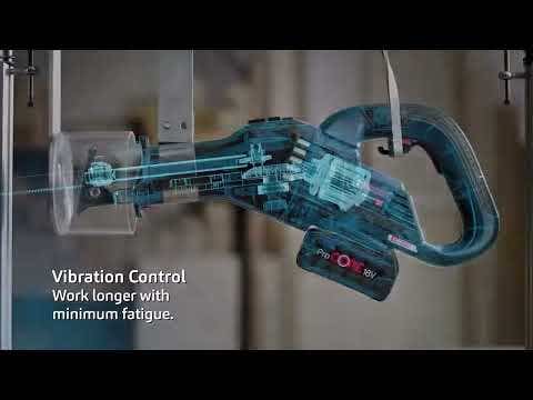 BOSCH 18V Blue Brushless Reciprocating Saw Skin GSA 18V-32 0615990M02