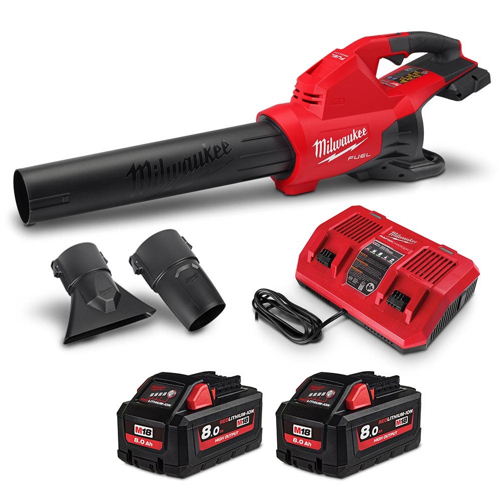 MILWAUKEE 18V FUEL™ 2 x 8.0Ah Dual Battery Blower Kit M18F2BL802