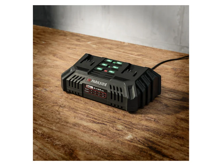 PARKSIDE Chargeur de batterie double PDSLG 20 B1, 2 x 4,5 A, 20 V