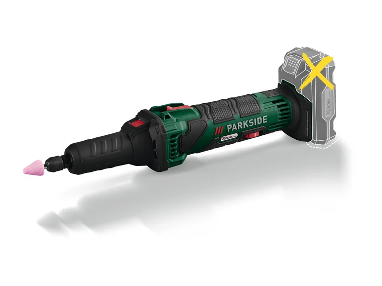 PARKSIDE Meuleuse droite sans fil PGSA 20-Li A1, sans batterie ni chargeur, 20 V