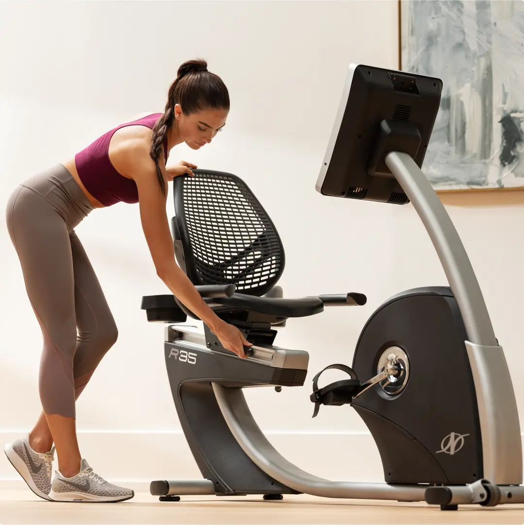Best Smart Recumbent Exercise Bike: NordicTrack Commercial R35 Exercise Bike