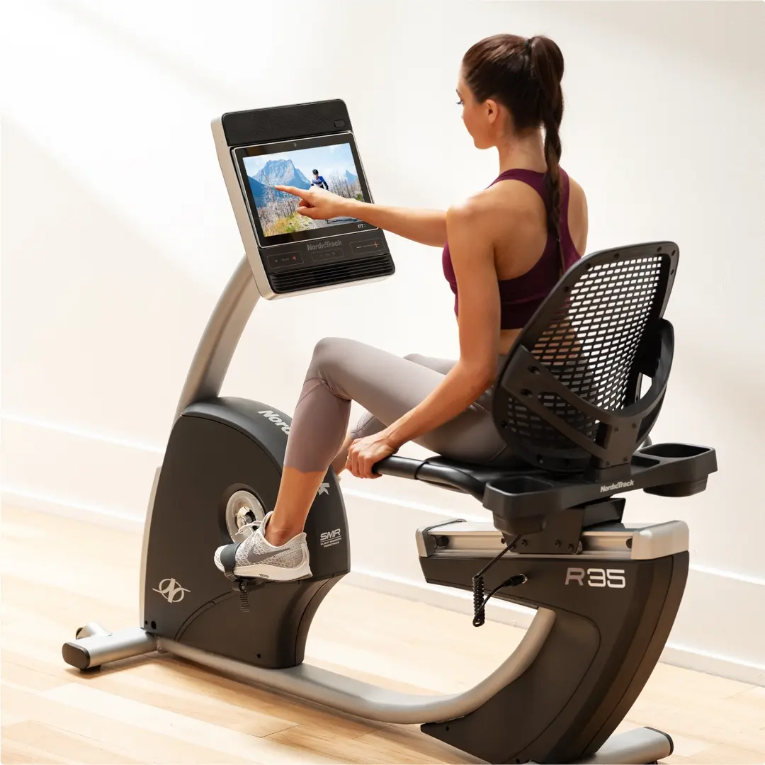 Best Smart Recumbent Exercise Bike: NordicTrack Commercial R35 Exercise Bike