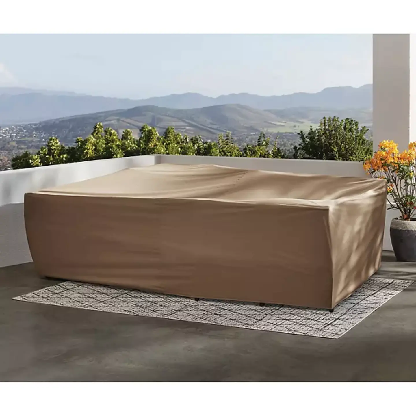 Athena 7-Piece Sectional with Firepit