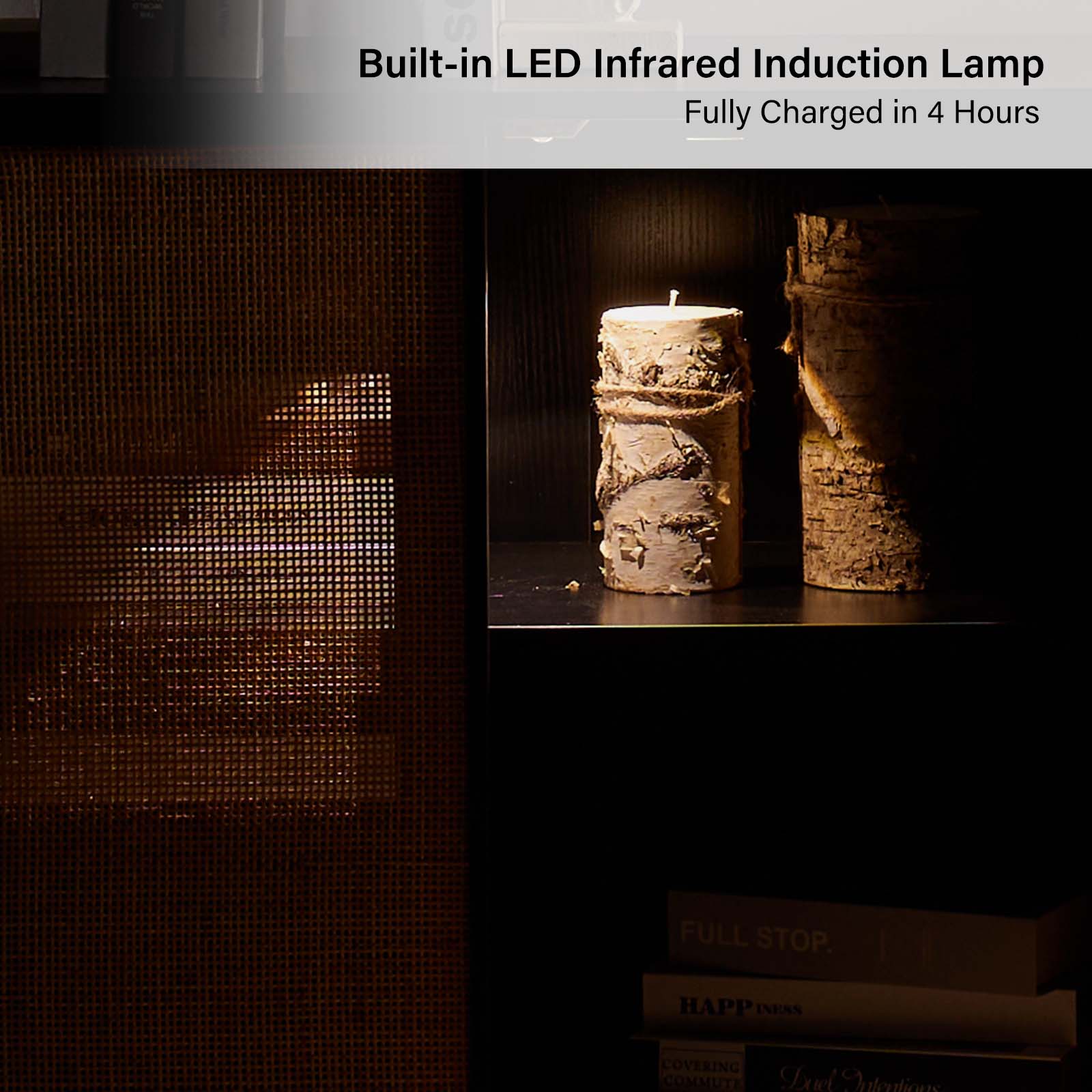 Otmar 63¡° Wide Natural Rattan Mesh Multi-Purpose Sideboard