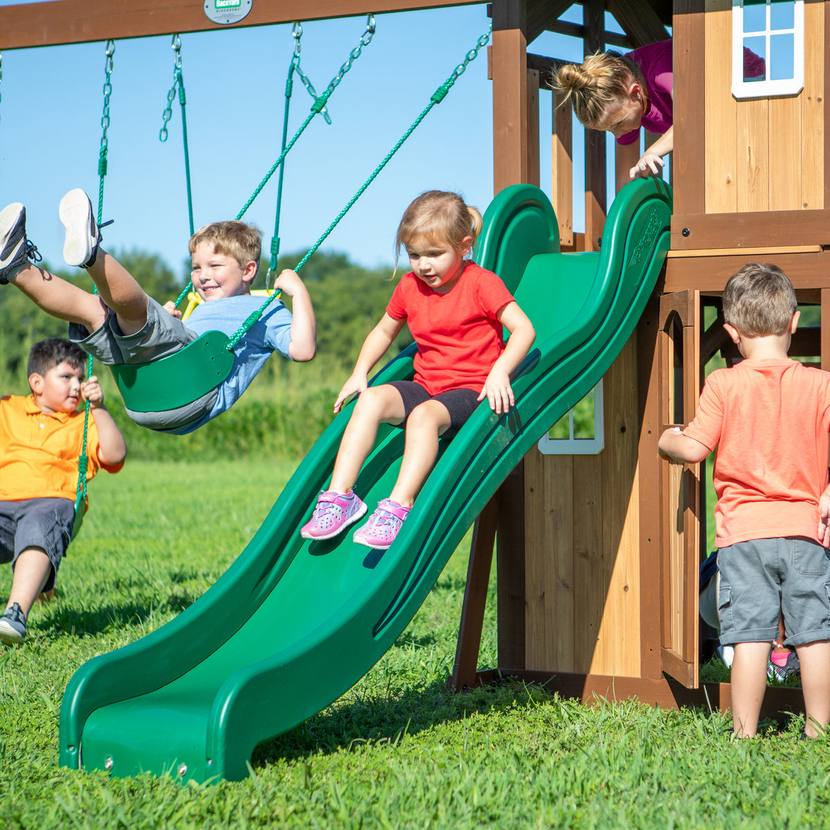 Lakewood Wooden Swing Set