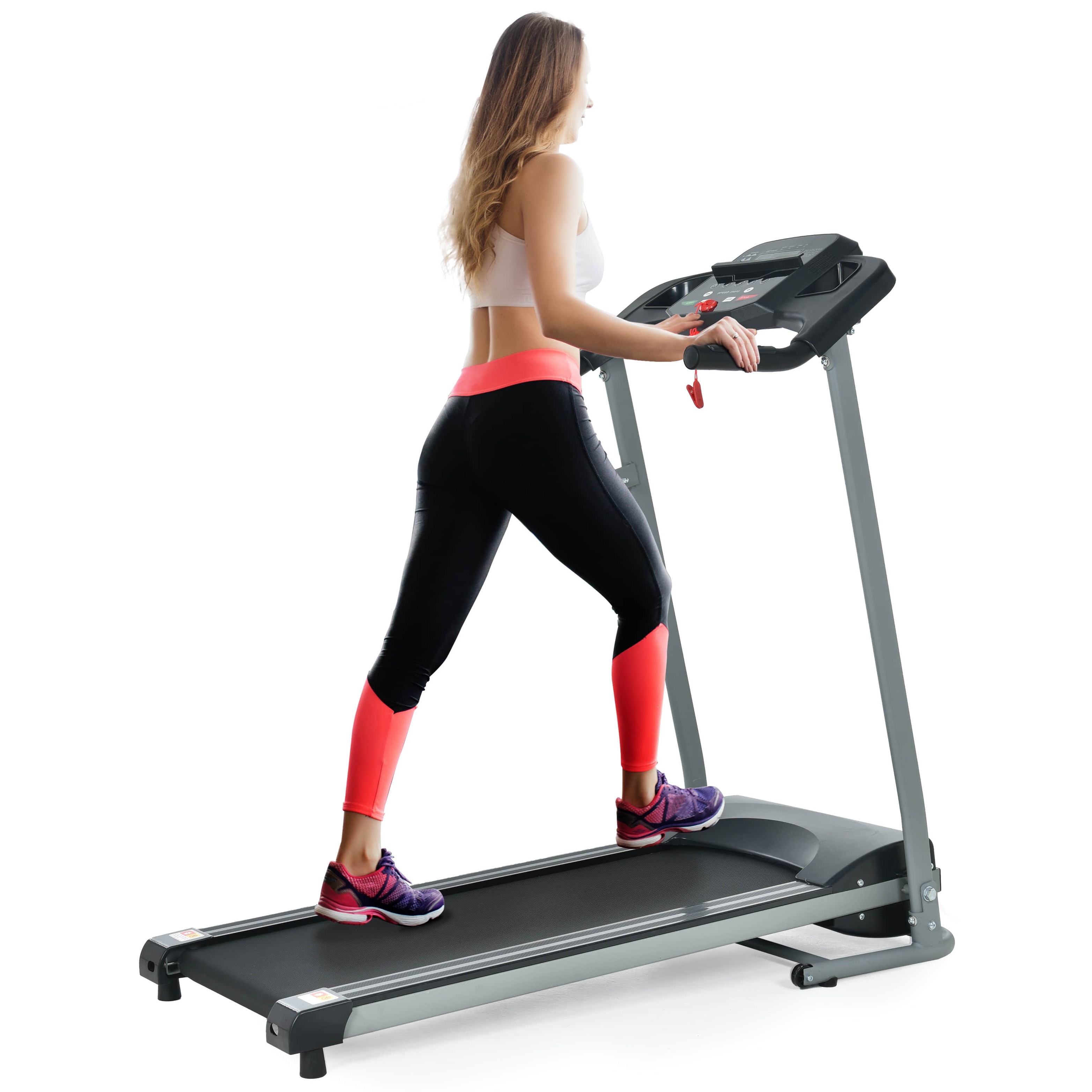 800W Folding Treadmill Electric Motorized Power Running - 48L x 25W x 48H
