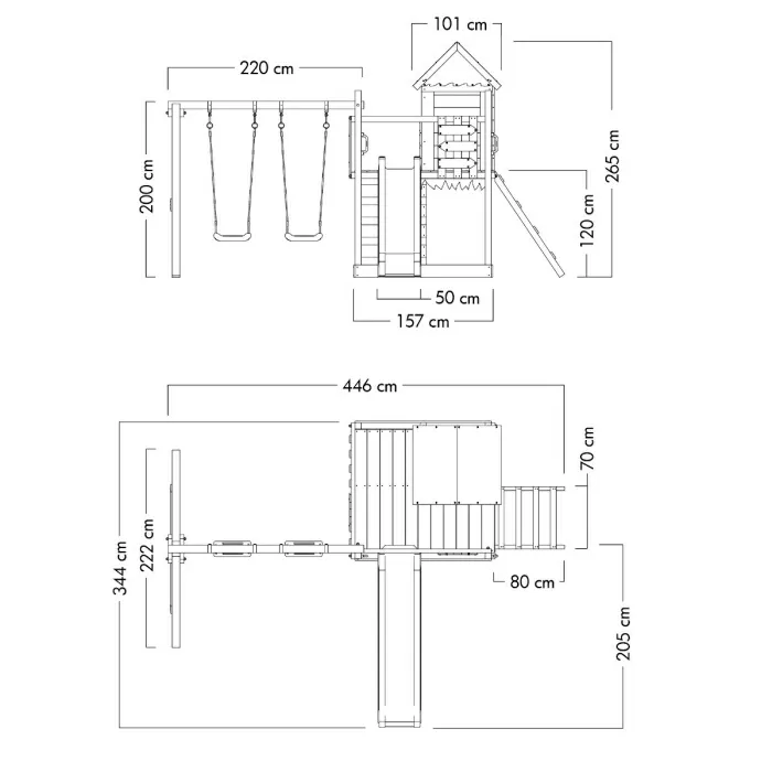 Climbing frame Wickey Smart Cave