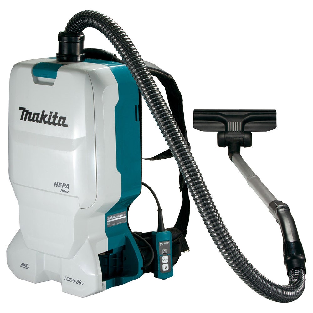 MAKITA 18V Brushless 2 x 5.0Ah Backpack Vacuum Kit DVC660T2X1