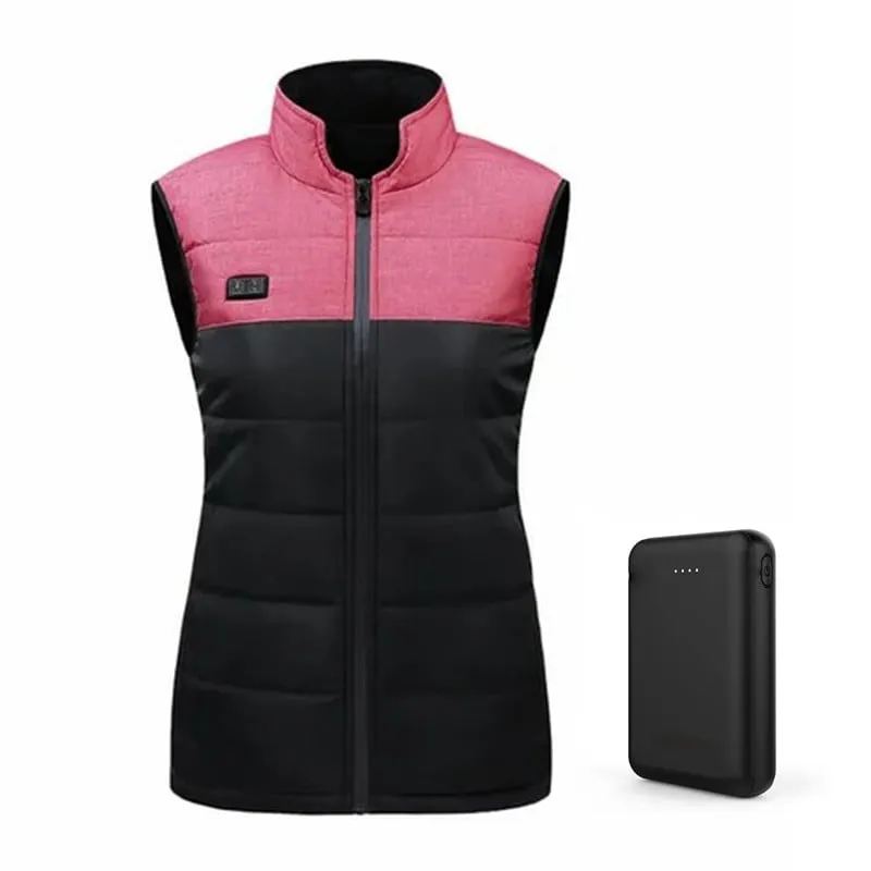 2023 Updated Version Two-touch 15Heat Zones LED Controller Heated Vest For Men & Women With Battery Pack