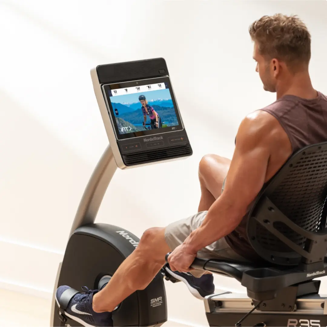 Best Smart Recumbent Exercise Bike: NordicTrack Commercial R35 Exercise Bike