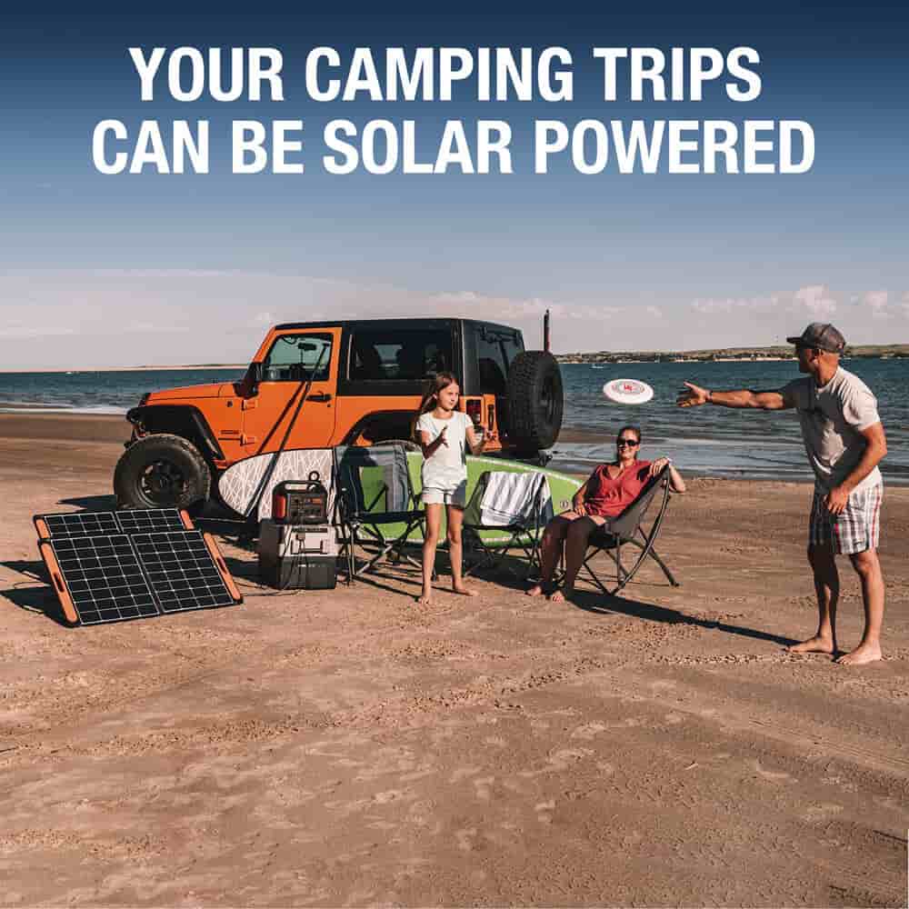 Jackery Solar Generator 1000 (Jackery 1000 + 2 x SolarSaga 100W)