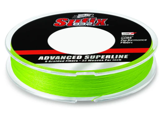Sufix 832 Advanced Superline Braided Fishing Line 300 Yards Neon Lime