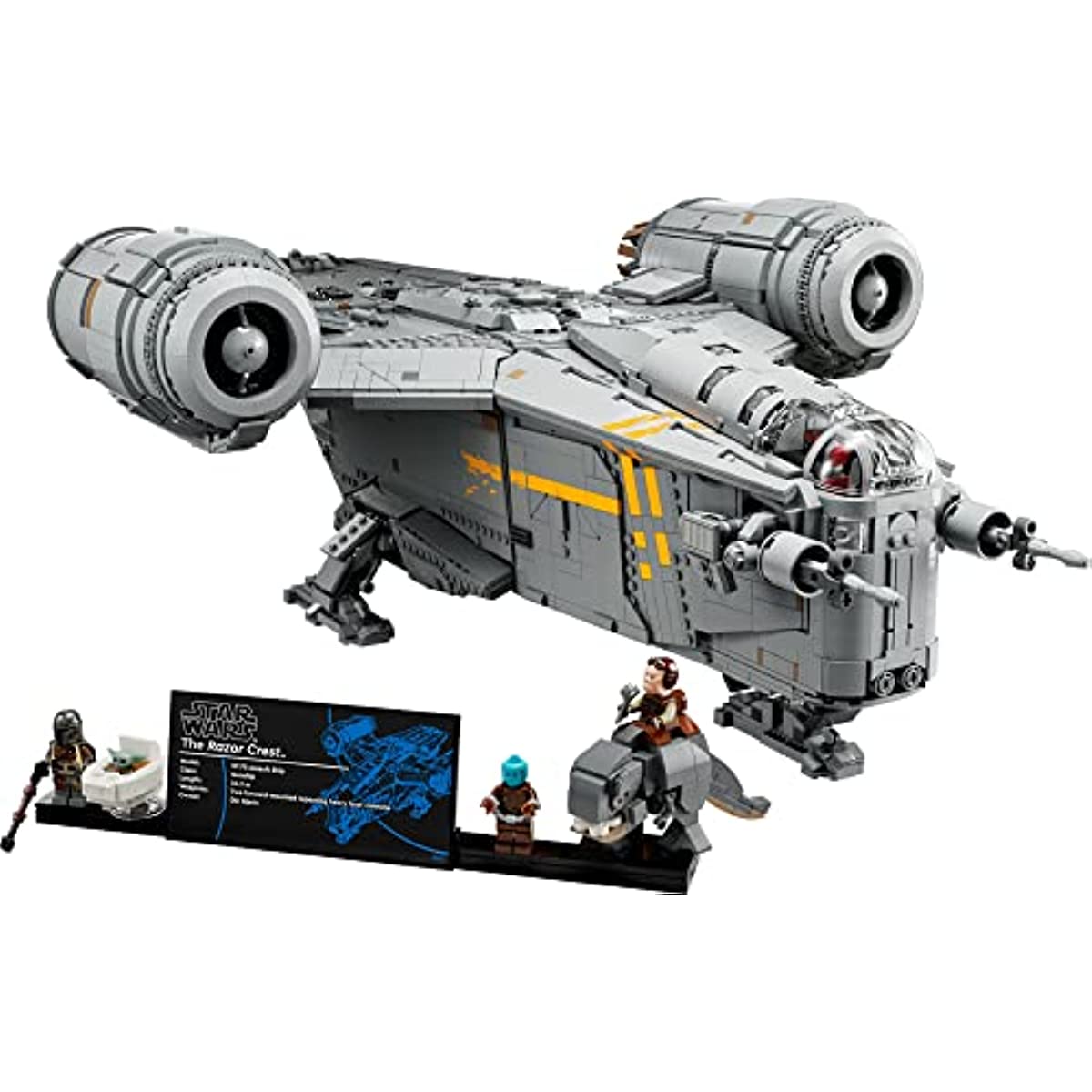 LEGO Star Wars The Razor Crest 75331 UCS Set, Ultimate Collectors Series Starship Model Kit for Adults, Large Iconic The Mandalorian Memorabilia Collectable