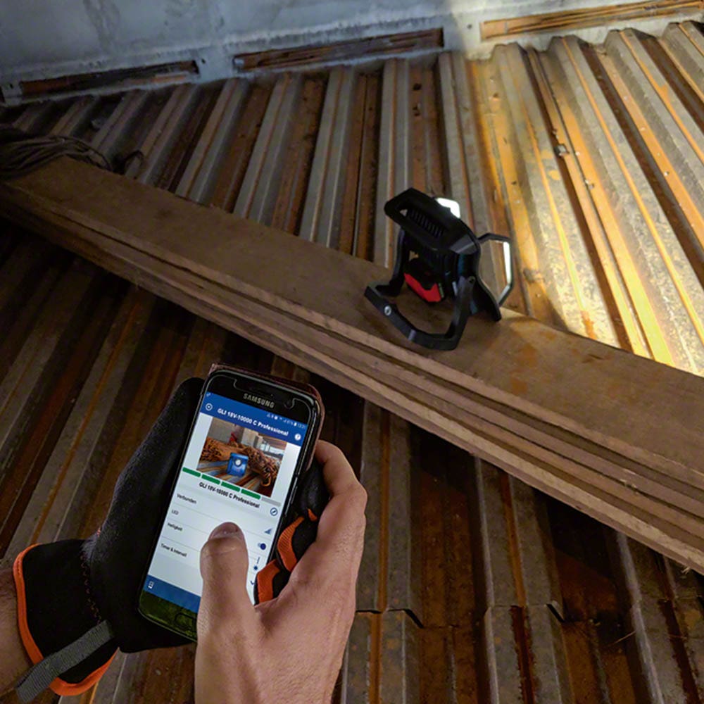 BOSCH 18V 10000 Lumen Connected Floodlight Skin GLI 18V-10000 C 0601446900