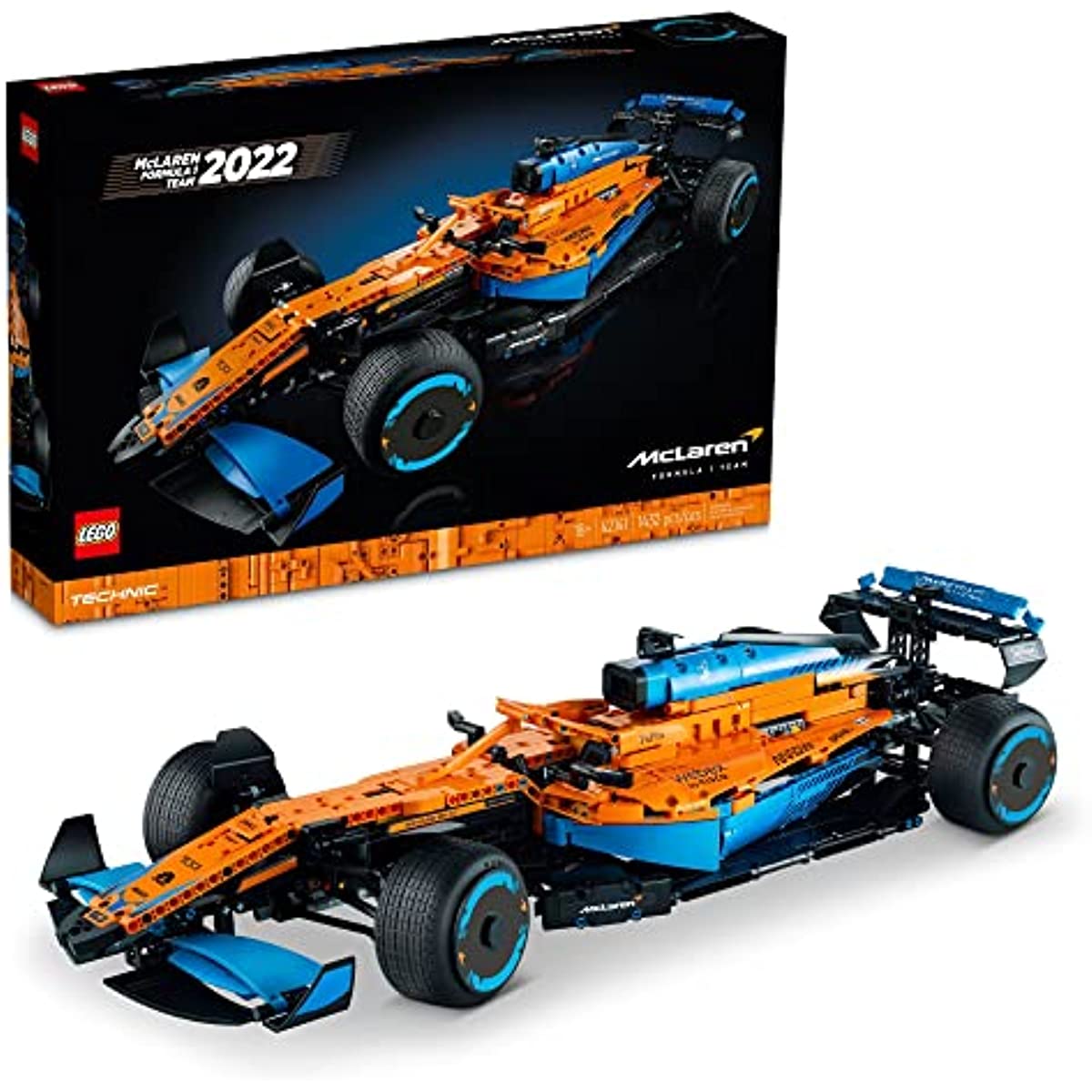 LEGO Technic McLaren Formula 1 Race Car 42141 Building Set for Adults (1,434 Pieces)