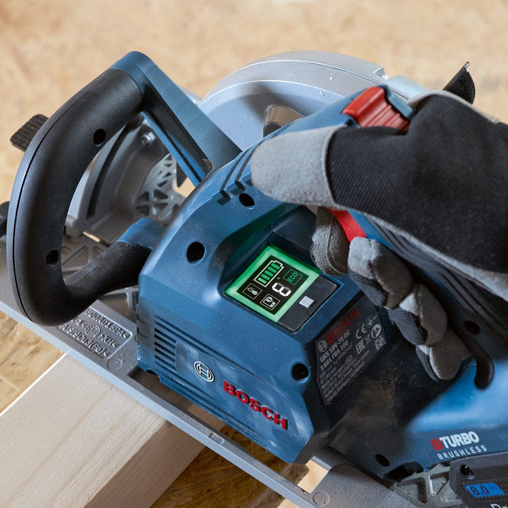 BOSCH 18V BITURBO Brushless 184mm Circular Saw Skin GKS 18V-68 GC 06016B5140