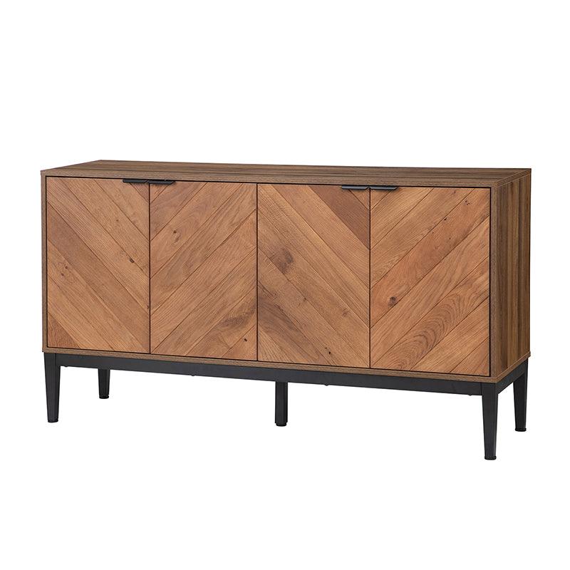 Mila 55 Wide 4 Door Sideboard with Storage