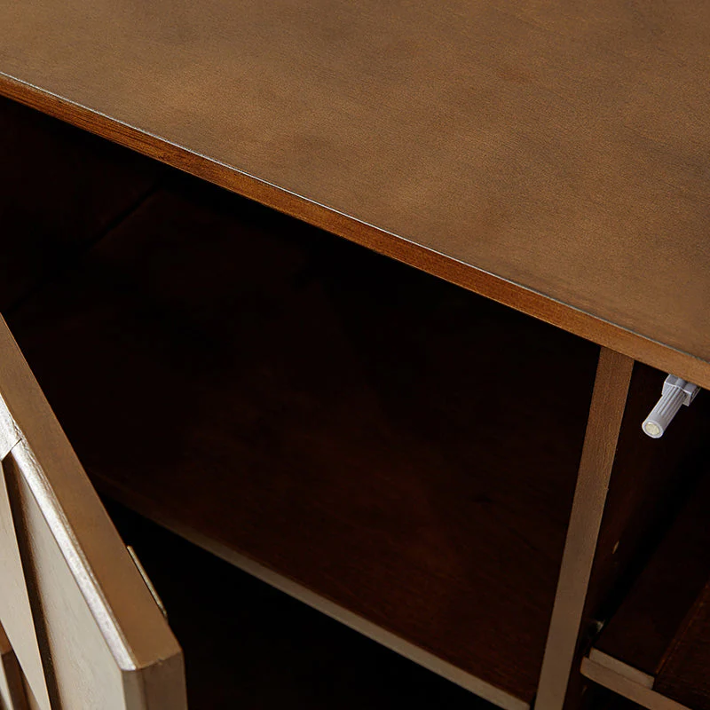 Veitin Modern 3-Door Sideboard with Adjustable Shelf