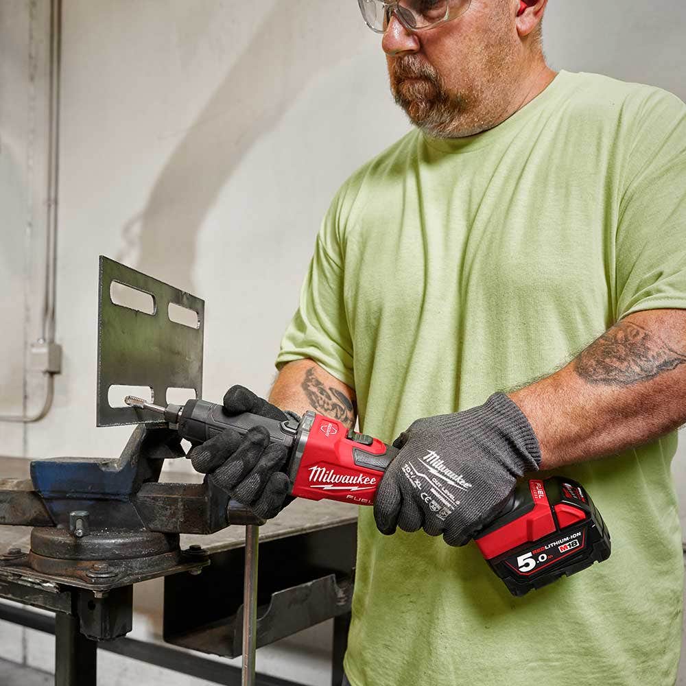 MILWAUKEE 18V FUEL™ 1/4" Braking Die Grinder w/ Slide Switch Skin M18FDGRB0