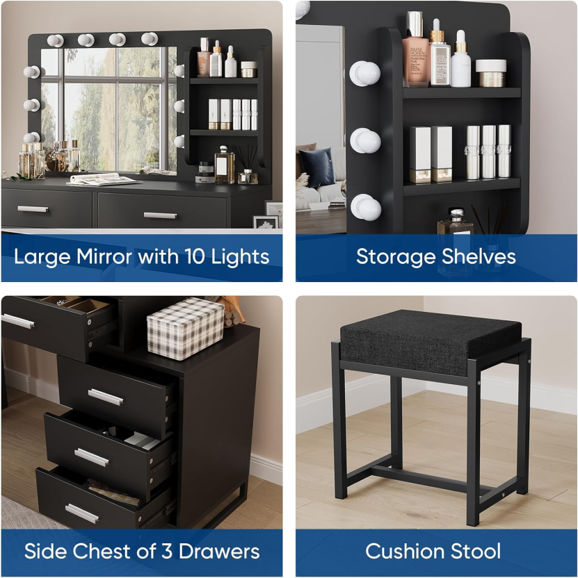 Multifunctional Vanity Mirror dressing table