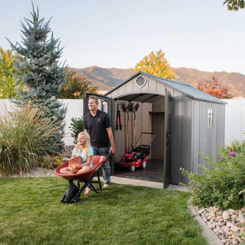 LIFETIME 8 FT. X 12.5 FT. OUTDOOR STORAGE SHED