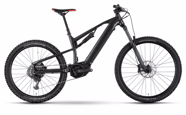 Raymon TrailRay 160E 7.0 SE Full-Suspension Electric MTB Tektro M350 9S 630Wh MX (29/27.5'') Black 2024