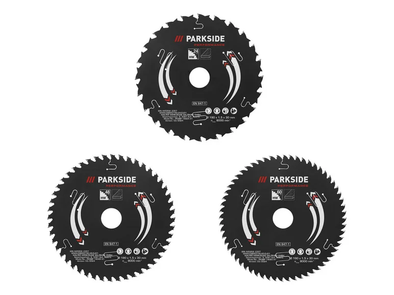 PARKSIDE PERFORMANCE Lame de scie circulaire, 190 mm