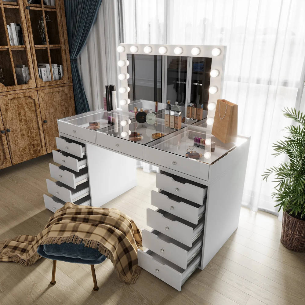 Multifunctional dressing mirror dressing table