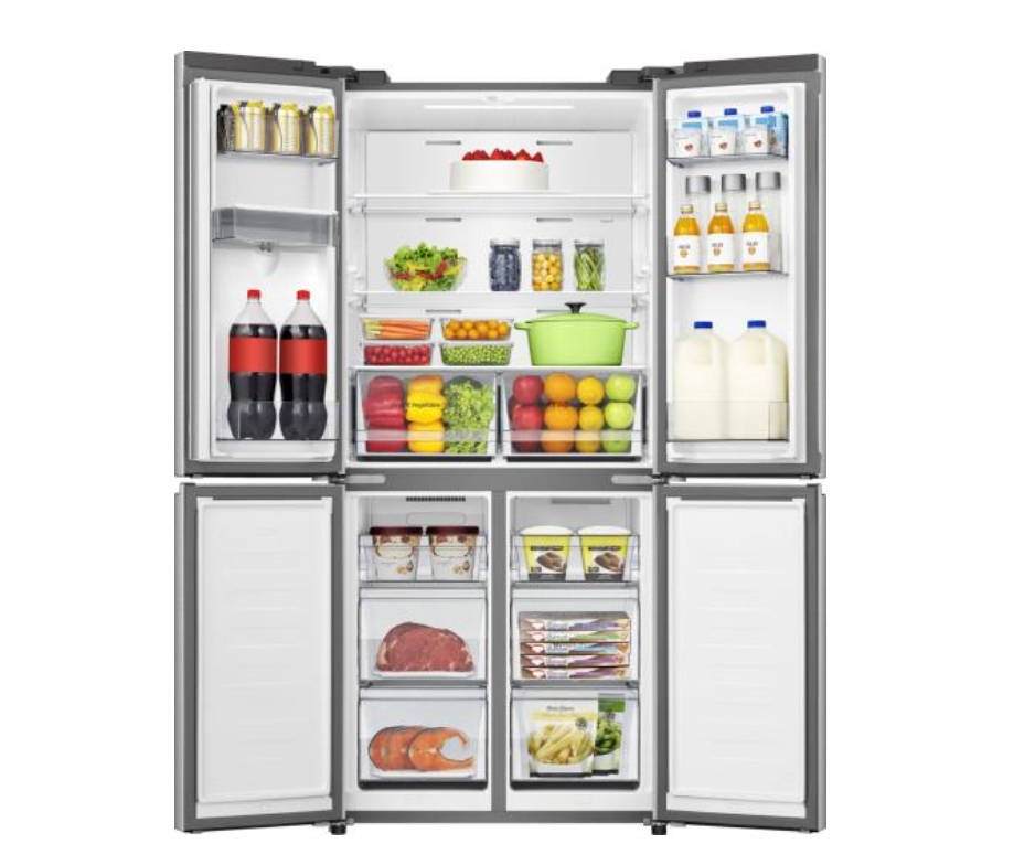 Hisense FMN470W20E Wifi Connected Non-Plumbed Total No Frost Fridge Freezer - Stainless Steel