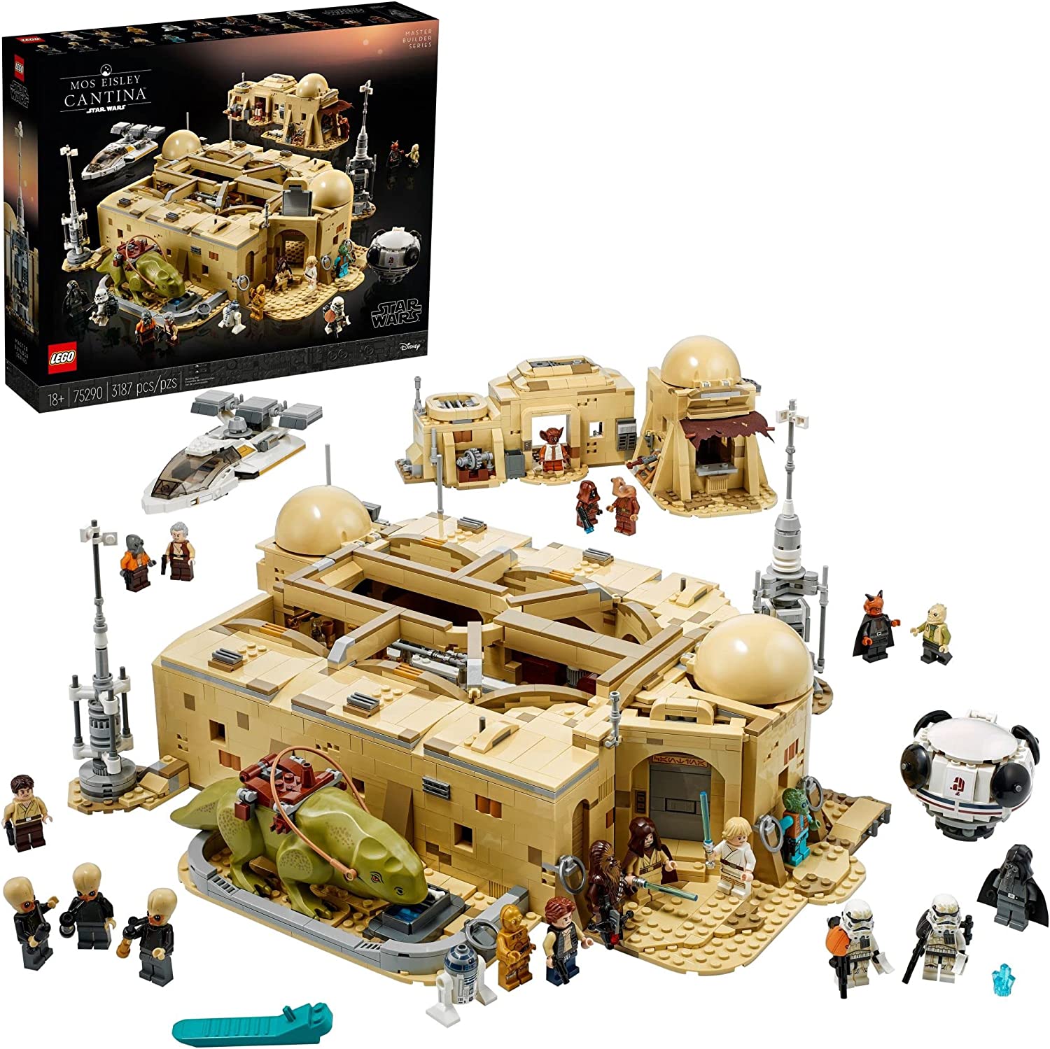 LEGO Star Wars Mos Eisley Cantina 75290 Building Set for Adults (3187 Pieces)