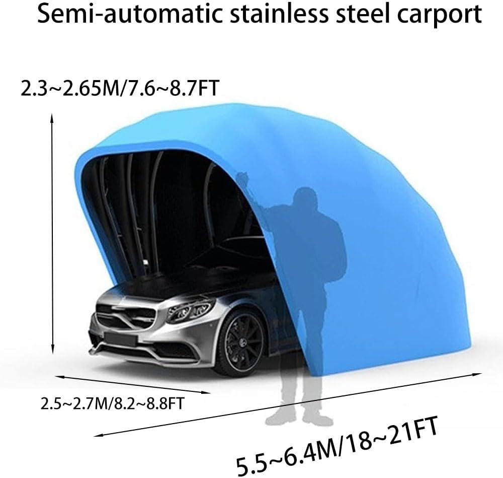 KLYDBMYT Upgraded Retractable Carport
