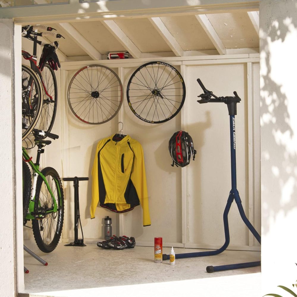 Handy Home Products Palisade 12x8 DIY Wooden Storage Shed (With Floor)