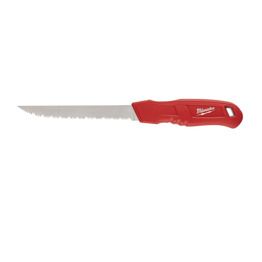 MILWAUKEE 250MM SERRATED BLADE INSULATION KNIFE WITH SHEATH 48221922
