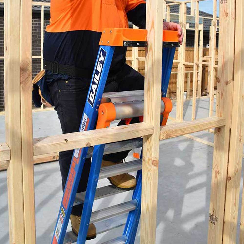 BAILEY 2.1m SLS 3-in-1 150kg Fibreglass Ladder FS13885