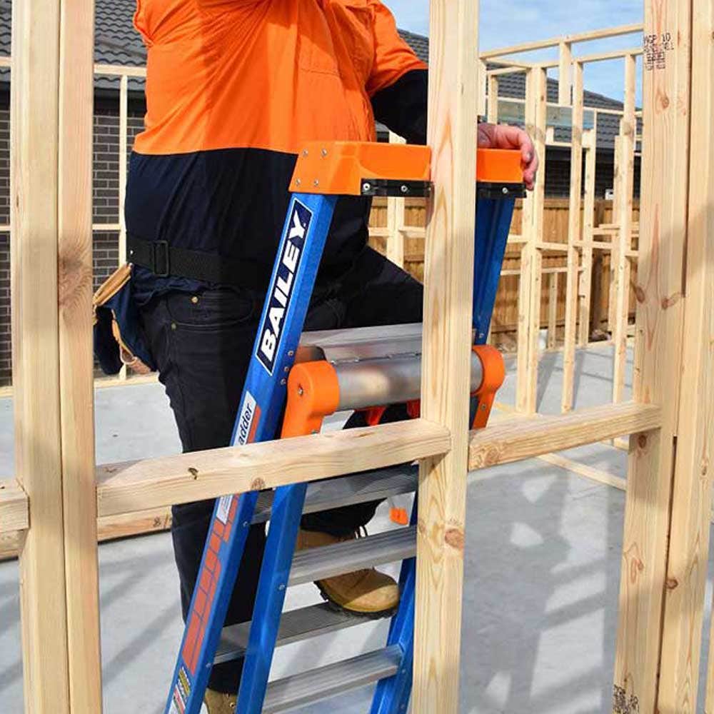 BAILEY 2.4m SLS 3-in-1 150kg Fibreglass Ladder FS13886