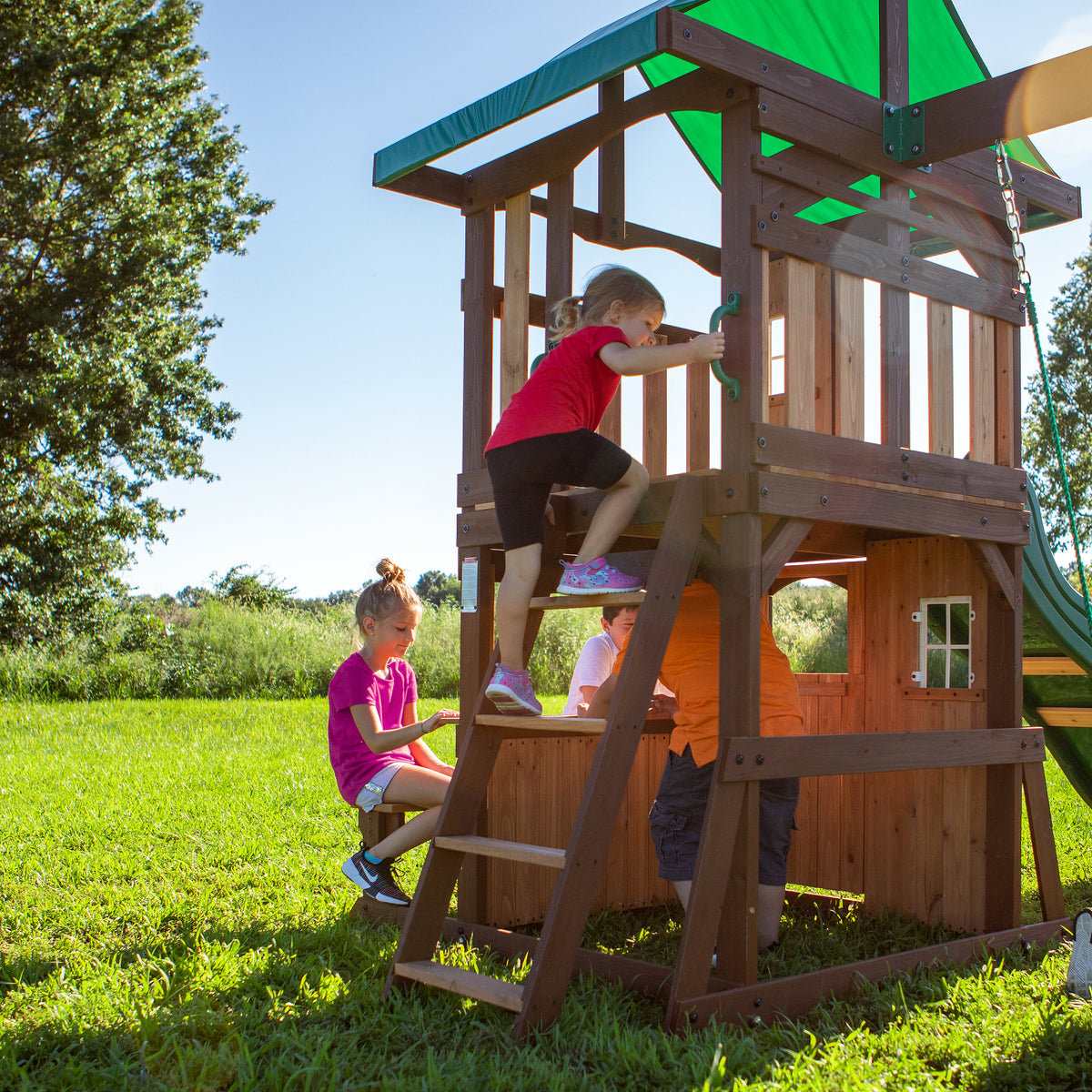 Lakewood Wooden Swing Set