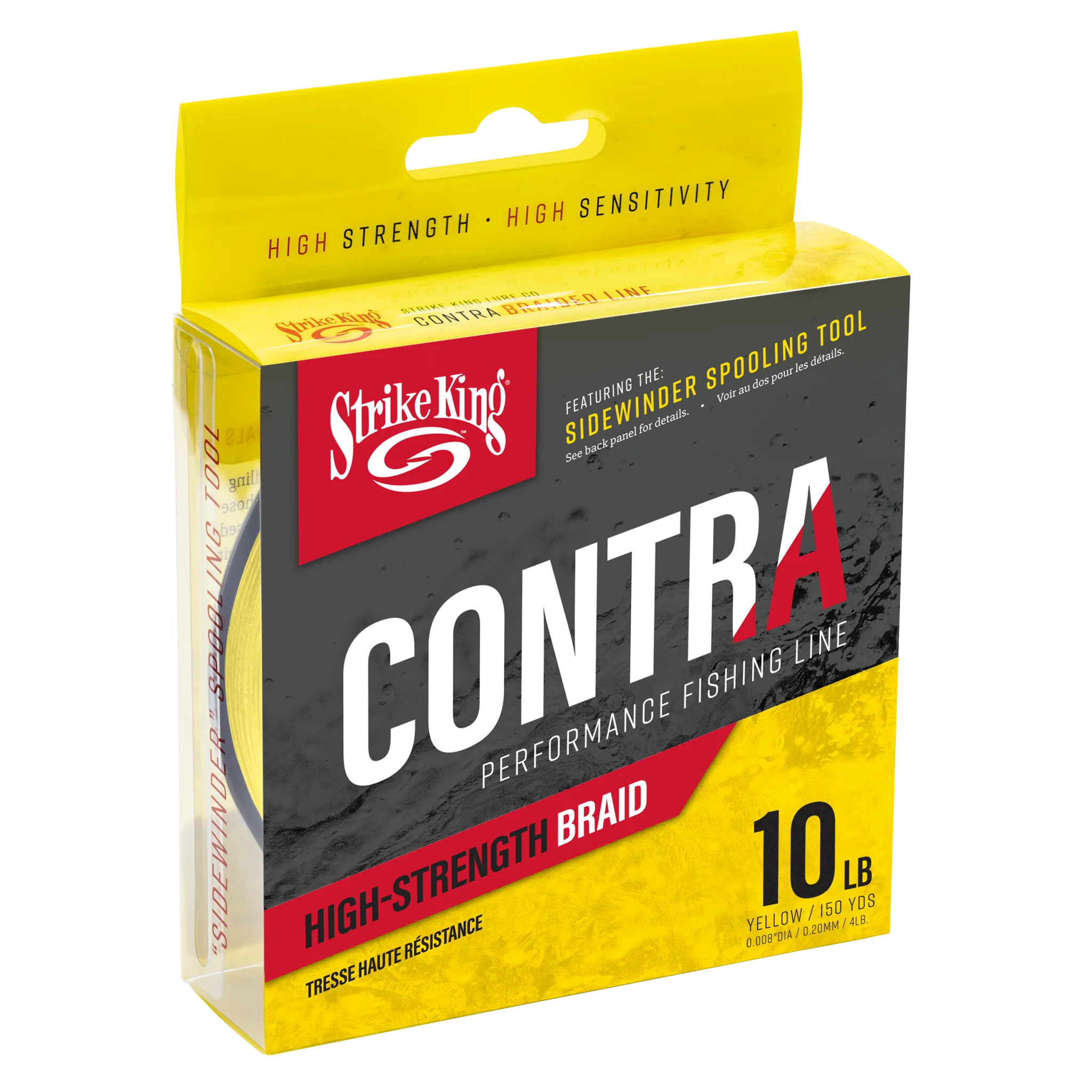 Strike King Contra Braid - Hi-Vis Yellow